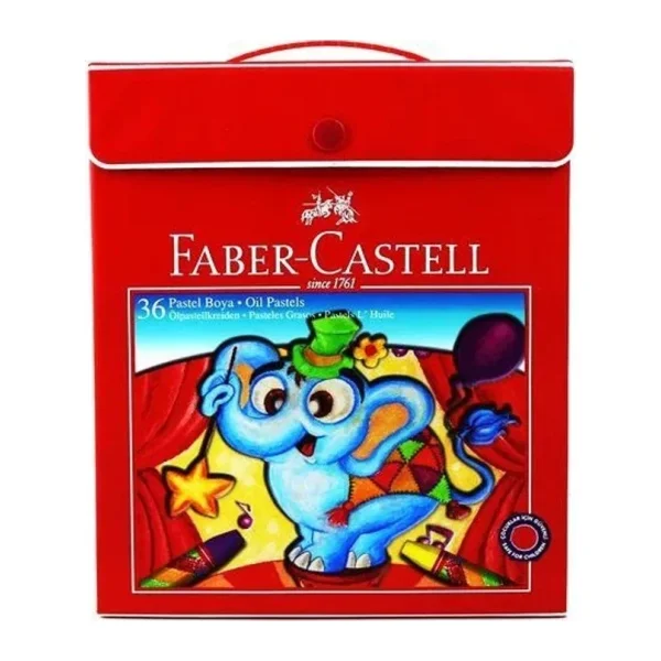Faber-Castell Plastik Çantalı 36'lı Pastel Boya
