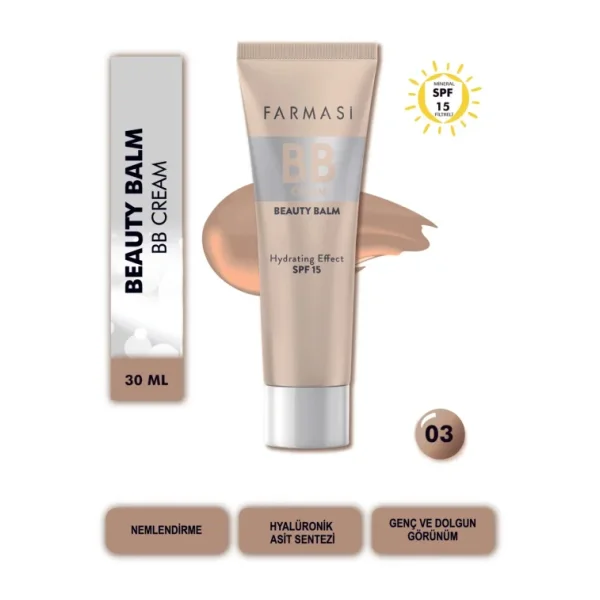 Farmasi 03 Medium SPF 15 30 ml BB Krem