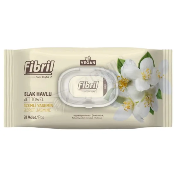 Fibril Gizemli Yasemin 90 Yaprak 4'lü Paket Islak Mendil
