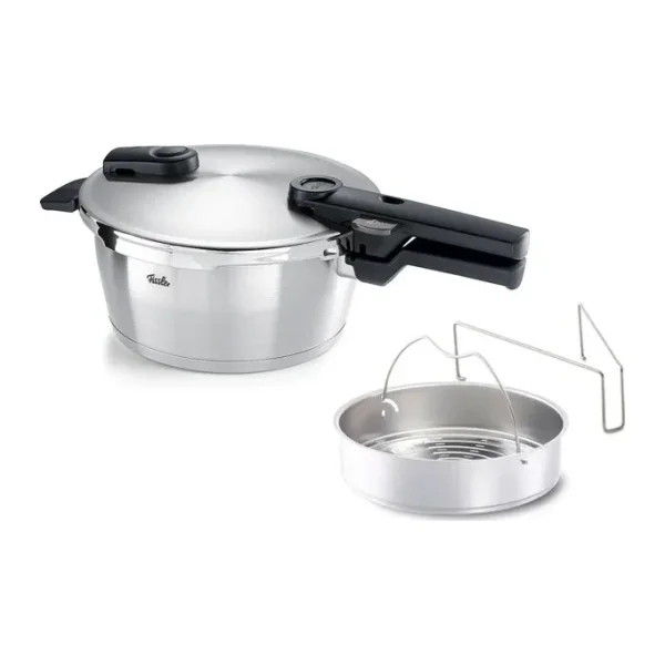 Fissler Vitaquick Premium Buhar Aparatlı 3.5 lt Düdüklü Tencere Seti