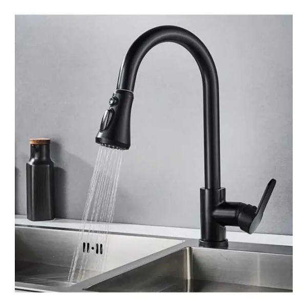 Fleko KS10S01-C Spiralli Siyah Mutfak Bataryası