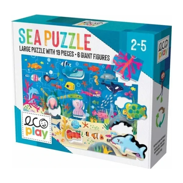 Headu Ecoplay Shaped Sea Puzzle