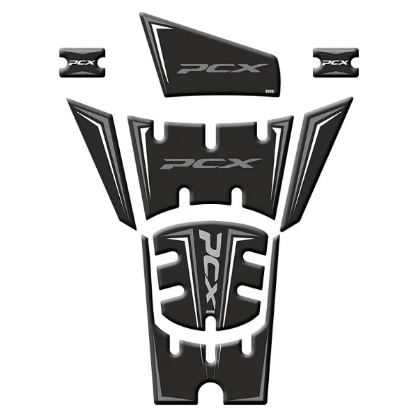 Honda Pcx 2025 Uyumlu Tank Pad 004 Siyah