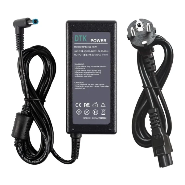 HP 19.5V 2.31A 45W 4.5mm 3.0mm Laptop Şarj Adaptörü