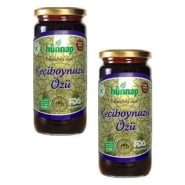 Hünnap 640 gr 2'li Paket Keçiboynuzu Özü Pekmezi