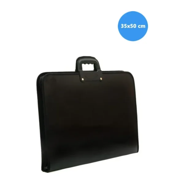 Masho Trend Siyah 35x50 Cm Proje Çantası - Resim Çantası - Çizim Çantası