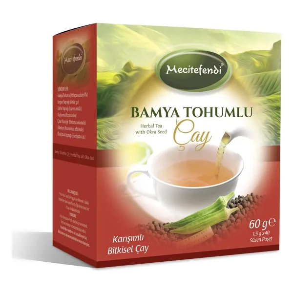 Mecitefendi 40'lı Bamya Tohumlu Bitki Çayı