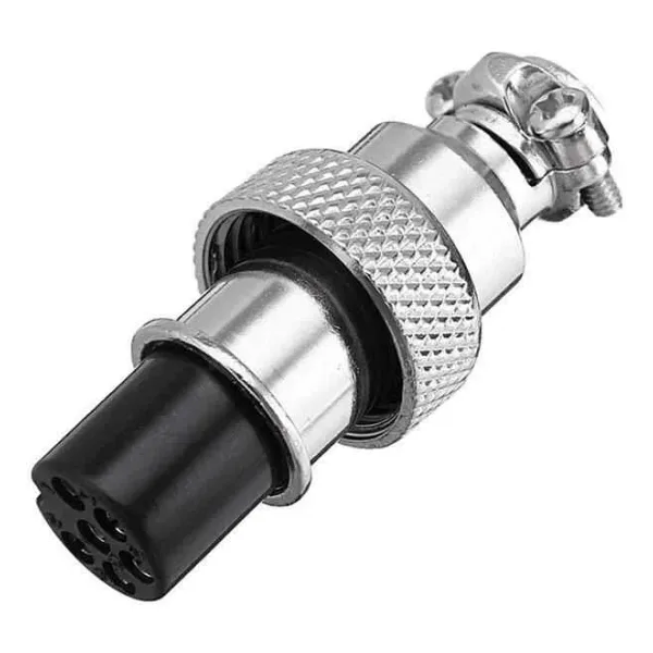 Mike Konnektör 6-Pin 12mm - Dişi