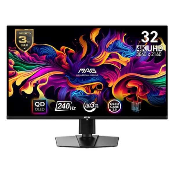 MSI MAG 321UPX QD-OLED 31.5" 0.03 ms 4K 240 Hz OLED Oyuncu Monitörü