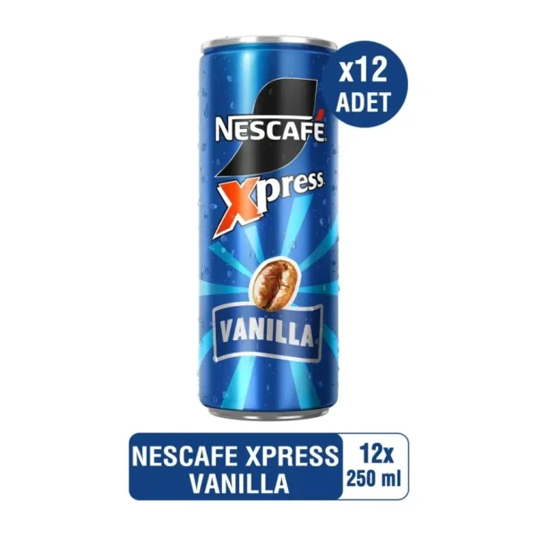 NESCAFE XPRESS Vanilla Soğuk Kahve 250ml x12
