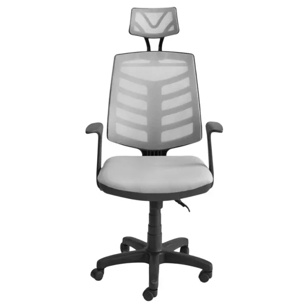 obc ofis büro concept Piramit Gri Plastik Fileli Ofis Büro Öğrenci Çalışma Koltuğu - Sandalyesi