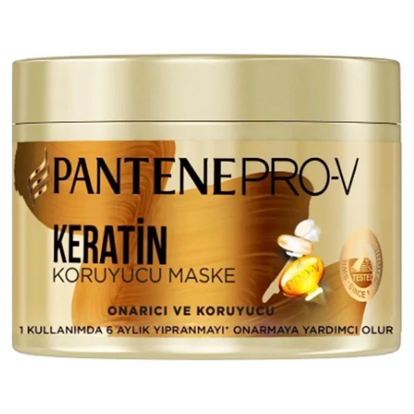 Pantene Zayıf ve Yıpranmış Saçlar için Onarım ve Koruma Keratin Saç Maskesi 200 ml