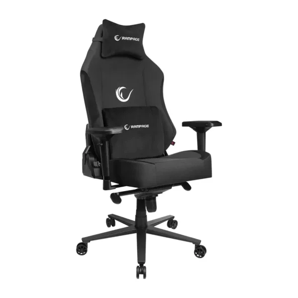 Rampage KL-R72 Woof Üst Seviye Terletmez Kumaş Siyah Oyuncu Koltuğu
