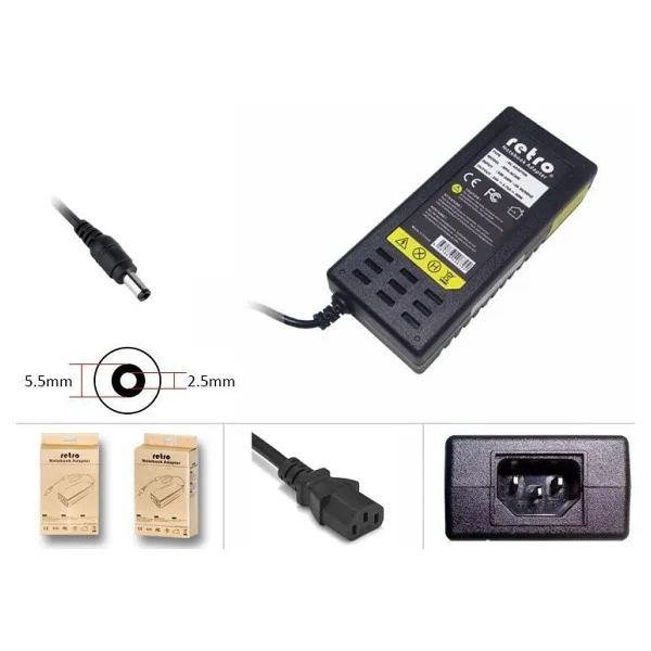 RETRO 24V 3.75A 90W 5.5x2.5mm Güç Adaptörü RPA-AC306