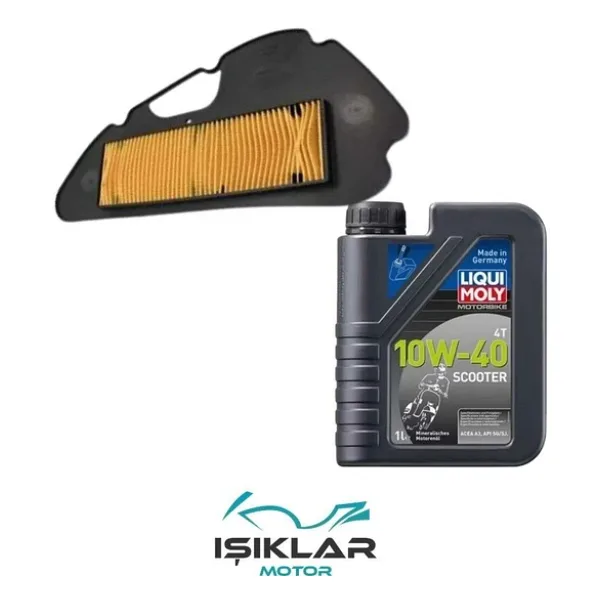 Rks Freccia 125 Liqui Moly Yağ Ve Hava Filtre Bakım Seti Bs0024
