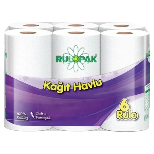 Rulopak Kağıt Havlu 2 Katlı 24'lü Paket