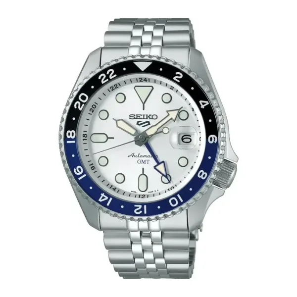 Seiko 5 Sports SKX SSK033 Çelik Kordon Siyah-Mavi Erkek Kol Saati