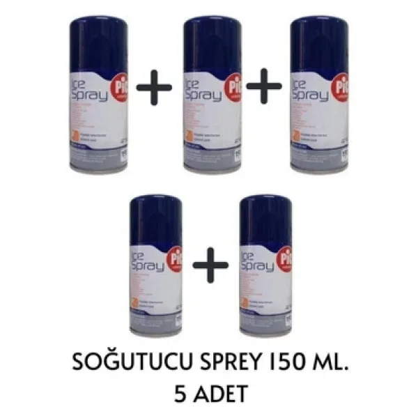 Soğutucu Sprey 150 Ml. - 5 Adet
