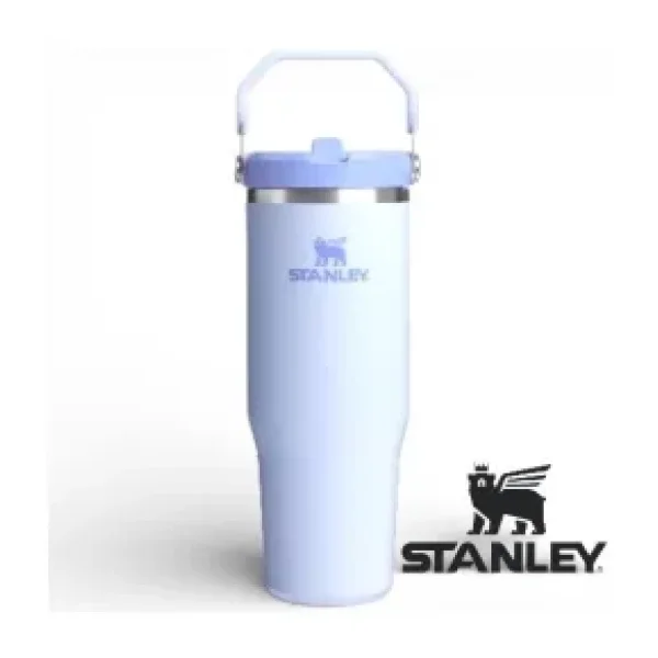 Stanley The Iceflow Flip Straw Açık Mavi 0.89 lt Pipetli Termos Bardak