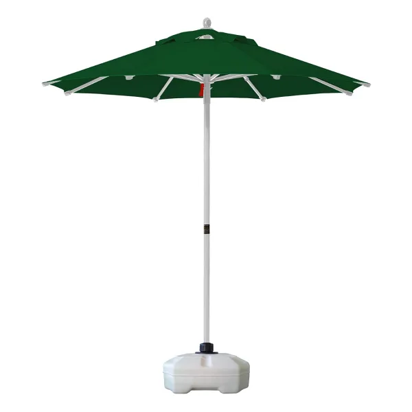 Sunminyum 250/8 Polyester Kumaşlı + 50 Litre Bidonlu Bahçe Şemsiyesi - Koyu Yeşil