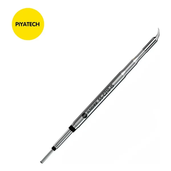 Sunshine SS-210-IS İnce Kıvrık İğne Tip Entegre Havya Ucu - T210 Profesyonel Hassas Lehimleme Kartuş Ucu