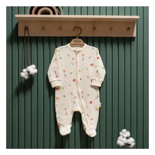 Tiffany Baby Organic Space Theme Fermuarlı Tulum 44040