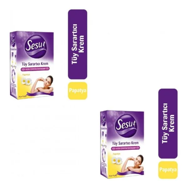 Tüy Sarartıcı Krem 18 Gr + 35 Gr X 2 Adet