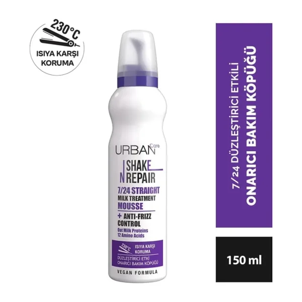 Urban Care Shake N Repair 7/24 Straight 150 ml Saç Köpüğü