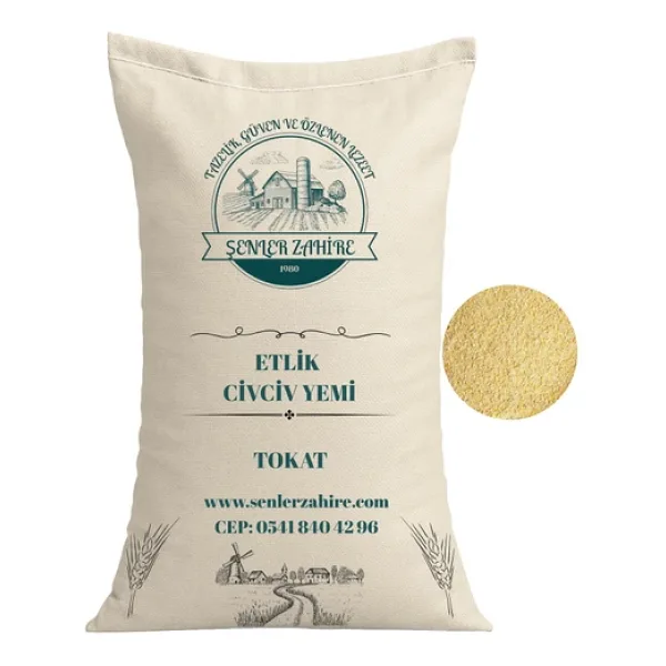 Vitaminli Mısırlı Etlik Civciv Yemi - Hızlı Büyüten Granül - 3 Kg
