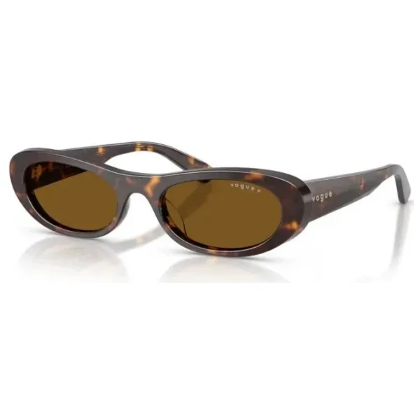 Vogue VO5695SU W65683 Dark Havana-Dark Brown Polarize Güneş Gözlüğü