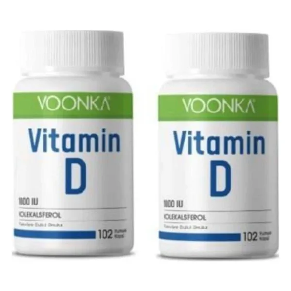 Voonka Vitamin D 102 Kapsül 2'li