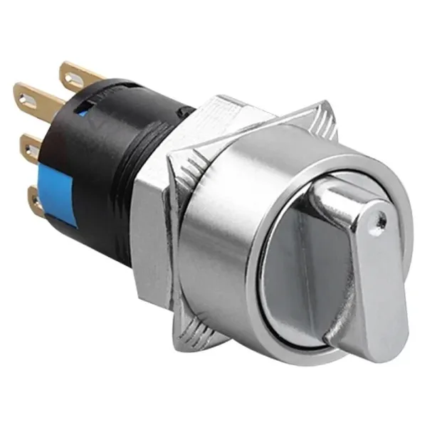 WD16X-P1 16mm Anahtarlı Mandal Buton 2NO+2NC