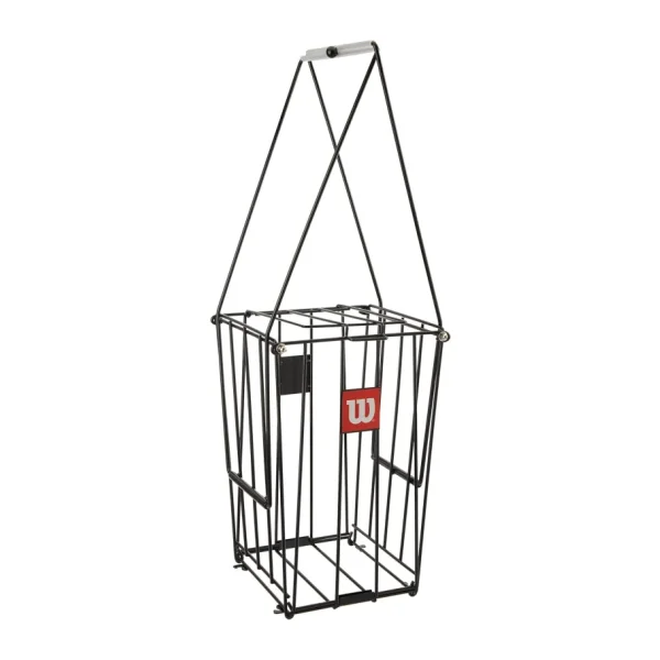 Wilson Top Toplama Sepeti, Ball Pick Up, 75 Tenis Topu için, Çelik, Siyah, WRZ323700