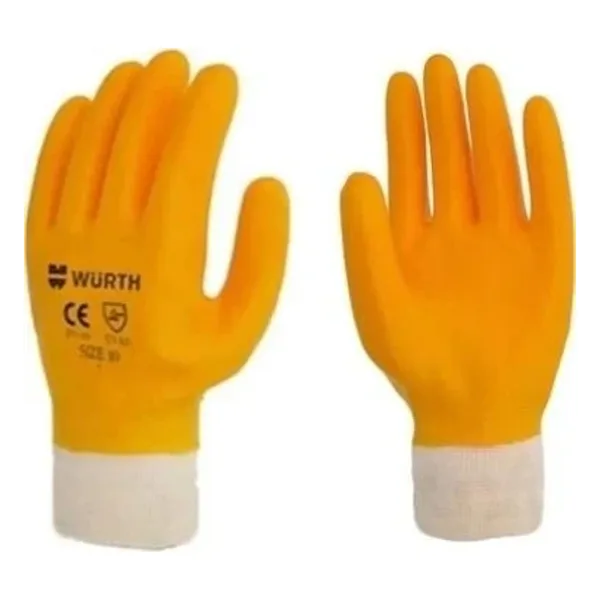 Würth İş Güvenlik Eldiveni Nitril Sarı No:10