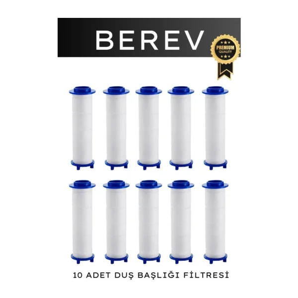 10 Adet Duş Başlığı Filtresi Kireç Önleyici Filtre - 85mm