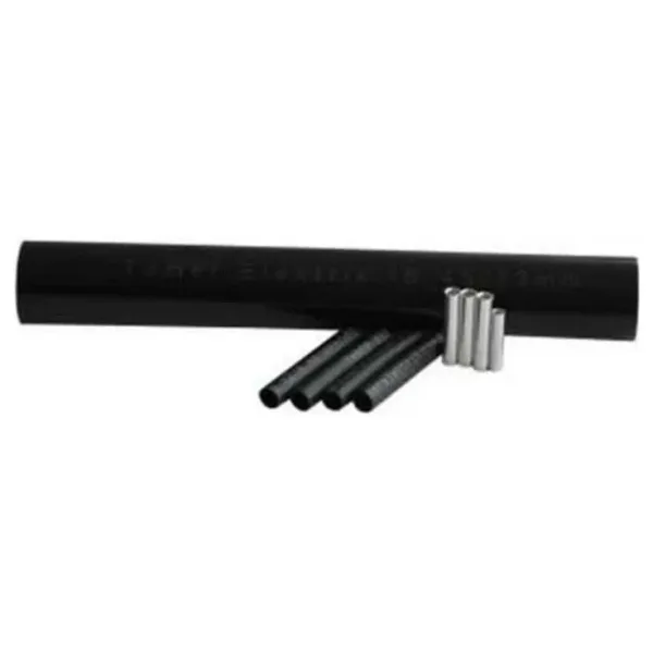 4 x 1.5 mm² Isı Büzüşmeli Bakır İletkenli Ek Muflar 1 Adet Siyah