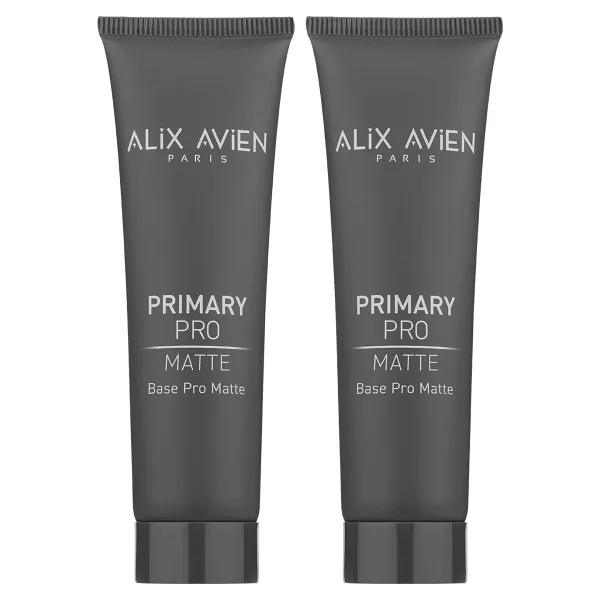 ALIX AVIEN 12 Saat Kalıcı Pürüzsüz Ve Mat Görünüm Sağlayan Nemlendirici Mat Makyaj Bazı - Primary Pro Matte (2 paketi)