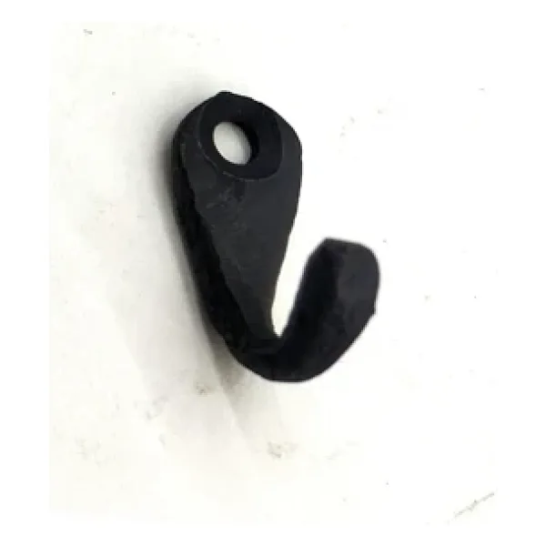 Antika Tarz Dekoratif Pirinç Tekli Mini Askı - 27x11 mm, Oksit