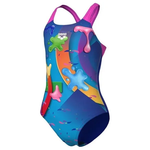Arena Girl's Swimsuit Swim Pro Back Blue Kız Çocuk Mayosu 010717889