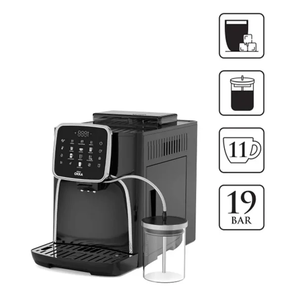 Arzum Okka Pro M OK0028-05 Krom Tam Otomatik Espresso Makinesi
