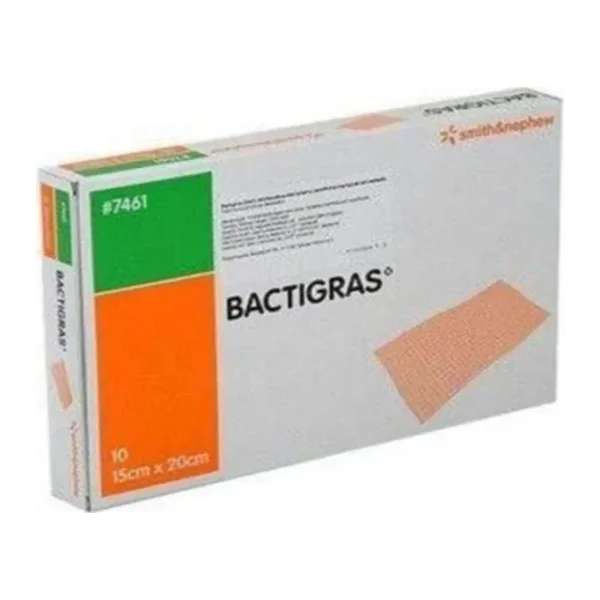Bactigras 15cm x 20cm 10'lu Antiseptik Yara Bakım Örtüsü
