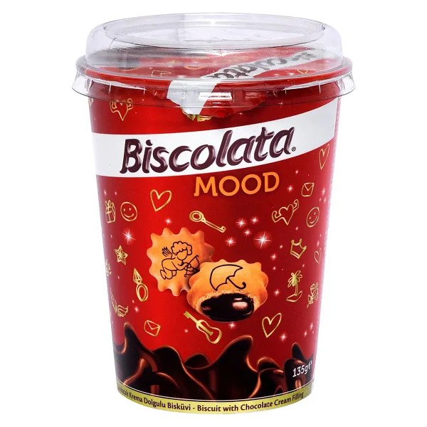 Biscolata Mood Krema Dolgulu Bisküvi 125 gr