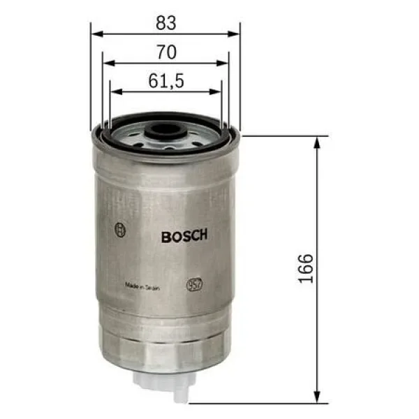 BOSCH 1457434310 MAZOT FİLTRESİ DUCATO / STAREX H1 / SORENTO 2.3