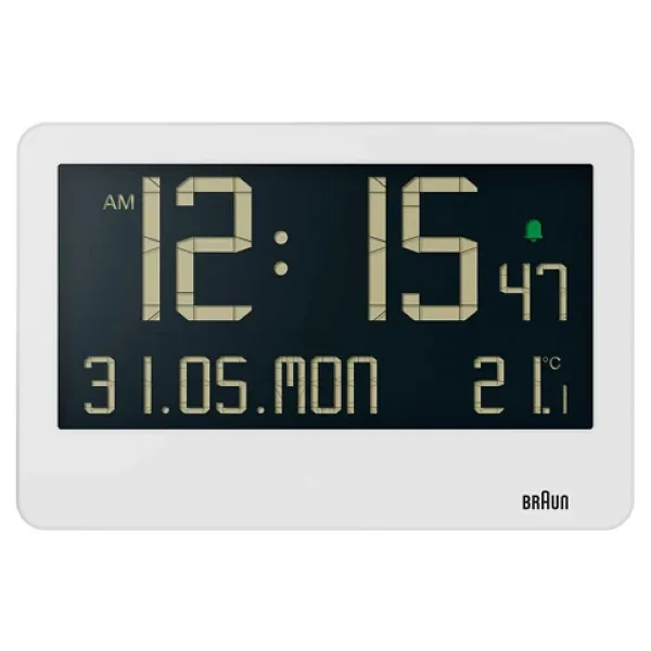 Braun Bc14w Beyaz Dijital Duvar Saati