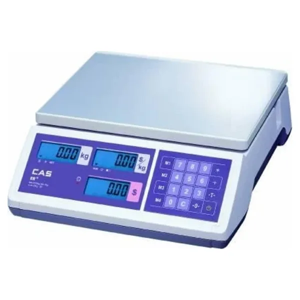 CAS ER-JR 30 KG RS232 Boyunsuz Online Terazi + Plastik Cukur Kefe