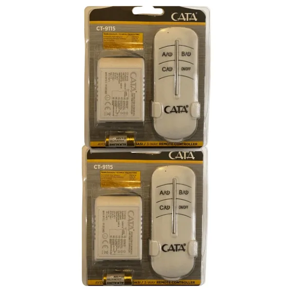 Cata Ct-9115 3Lu Avize Kumandasi (2 Adet)