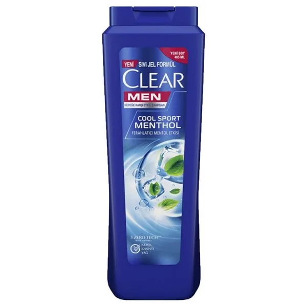 Clear Men Cool Sport Menthol 485 ml Kepek Şampuanı