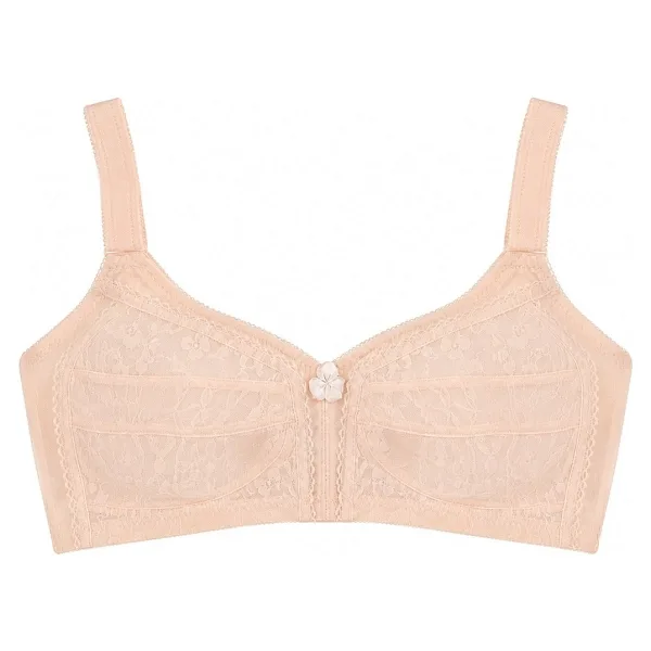 Cottonhill Bra -Rosina Ten Büyük Beden Dantelli Balensiz Minimizer Ayarlanabilir Askılı Kadın Sütyen