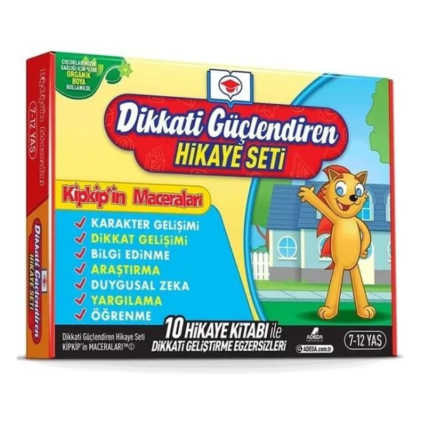 Dikkati Güçlendiren Hikaye Seti - Kip Kip'in Maceraları Kutulu Set