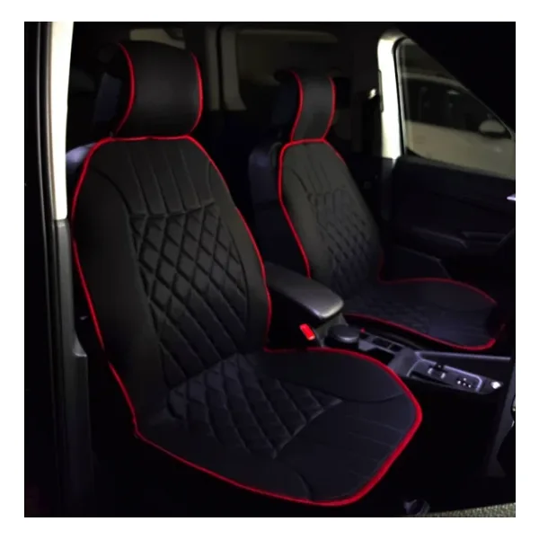 Elegance 2'Li Set Minder Siyah-Kırmızı / Klmny536